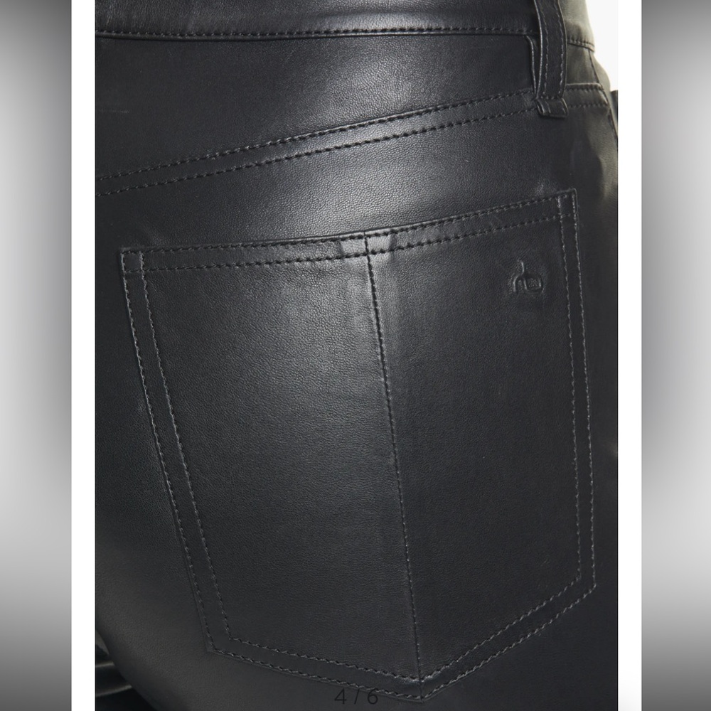 NWT Rag & Bone Nina High-Rise Skinny Leather Pant
size 23 - Picture 7 of 17